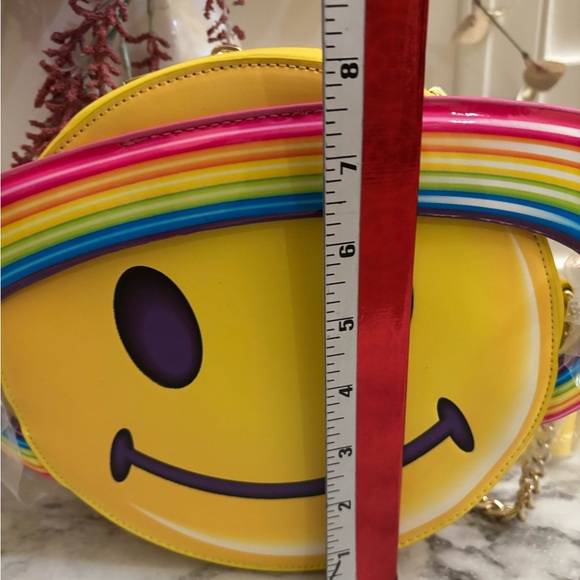 Loungefly Lisa frank Saturn Smiley Crossbody bag NWT - Picture 8 of 8